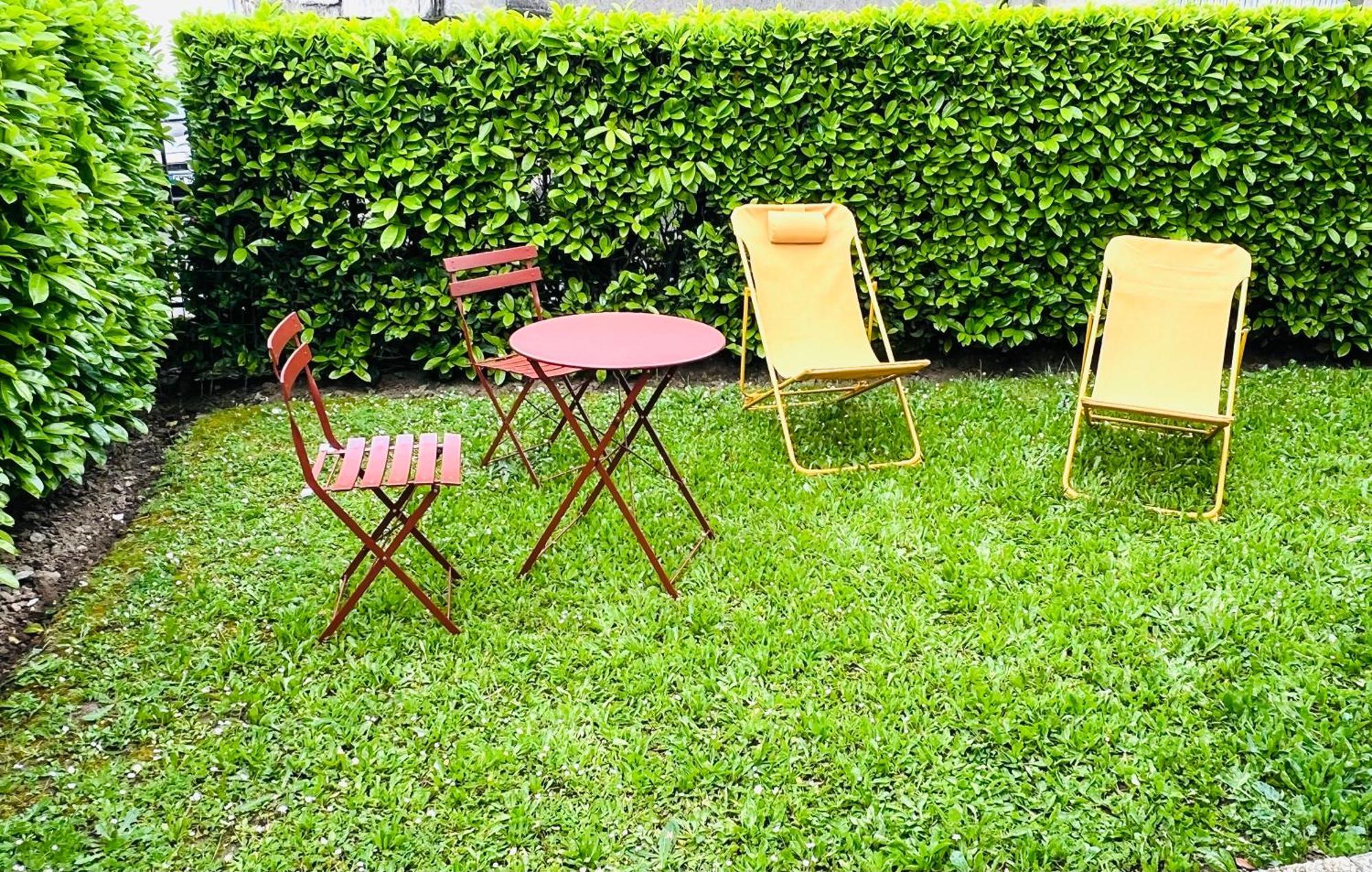 Appartement Standing Avec Jardin, 4 Personnes, Strategiquement Situe Mantes-la-Jolie Bagian luar foto